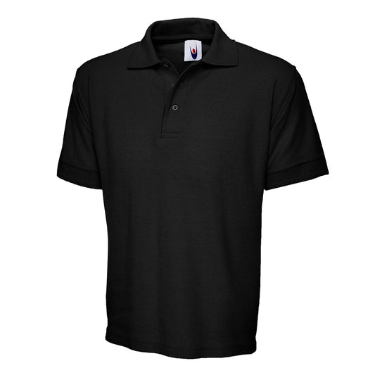 Uneek Heavyweight Cotton Poloshirt - Black Black