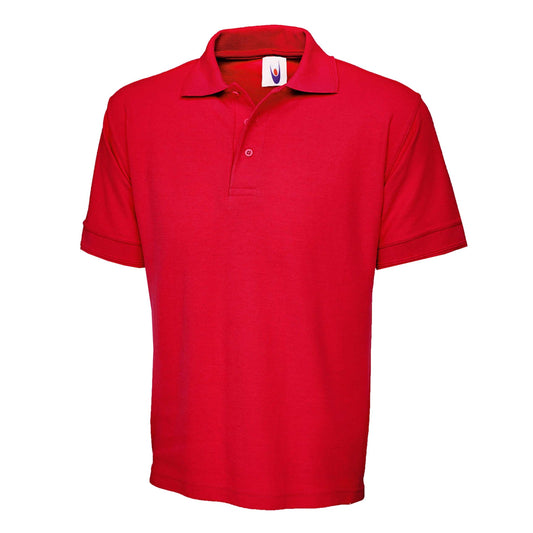 Uneek Heavyweight Cotton Poloshirt - Red Red