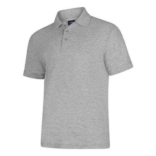 Uneek Deluxe Poloshirt - Heather Grey Heather Grey