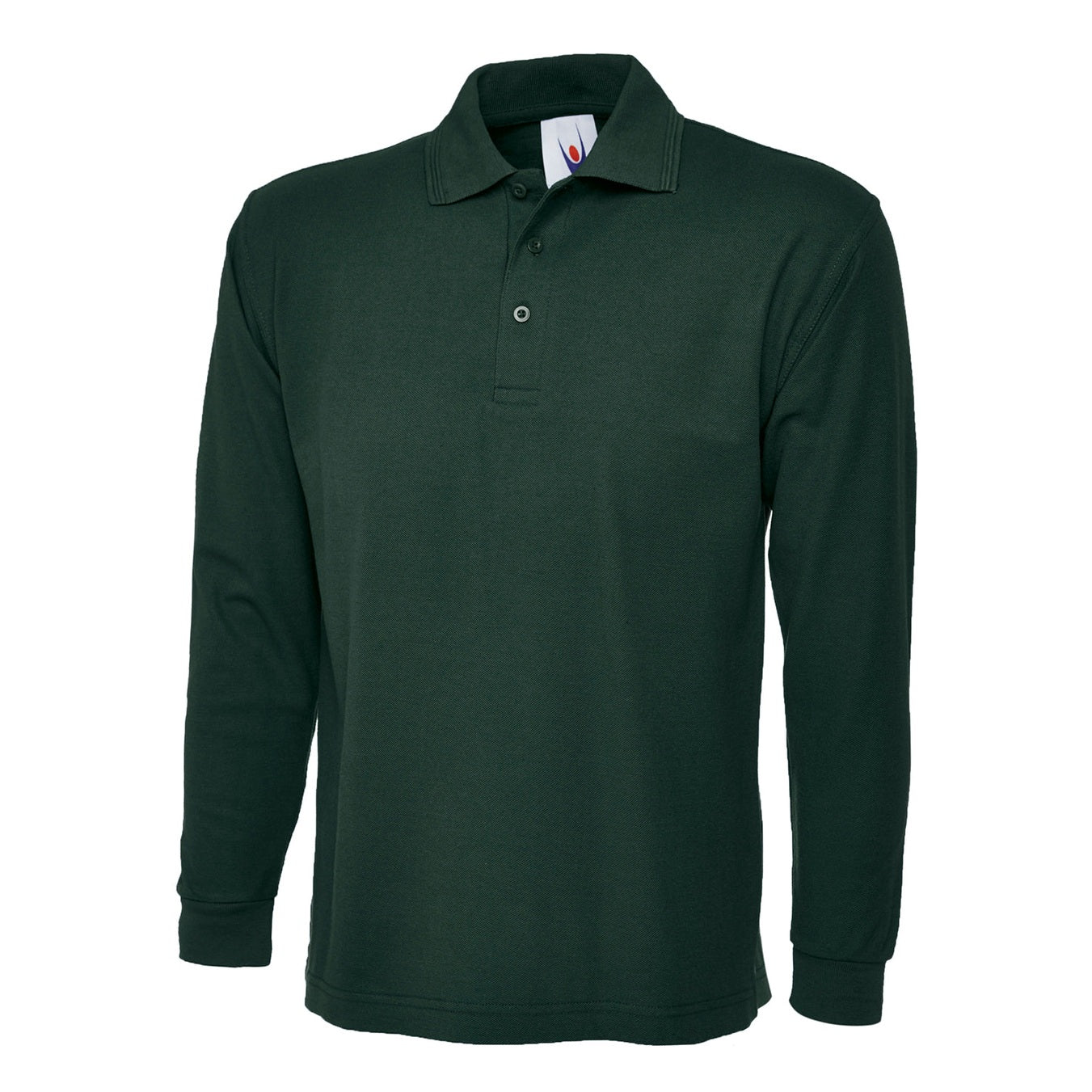 Uneek Longsleeve Classic Poloshirt - Bottle Green Bottle Green