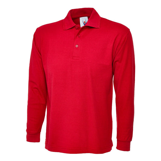 Uneek Longsleeve Classic Poloshirt - Red Red