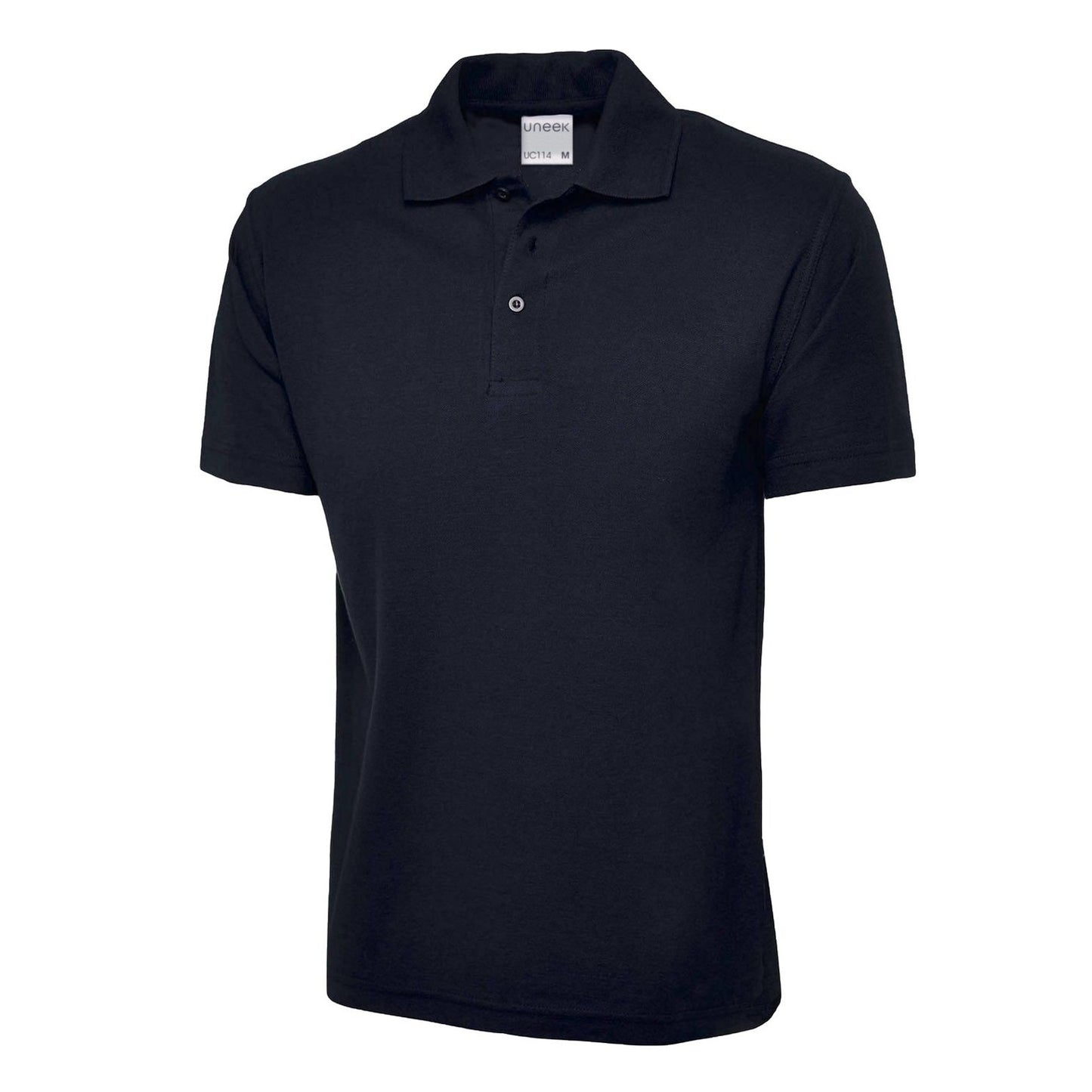 Uneek Mens Active Cotton Poloshirt - Navy Navy