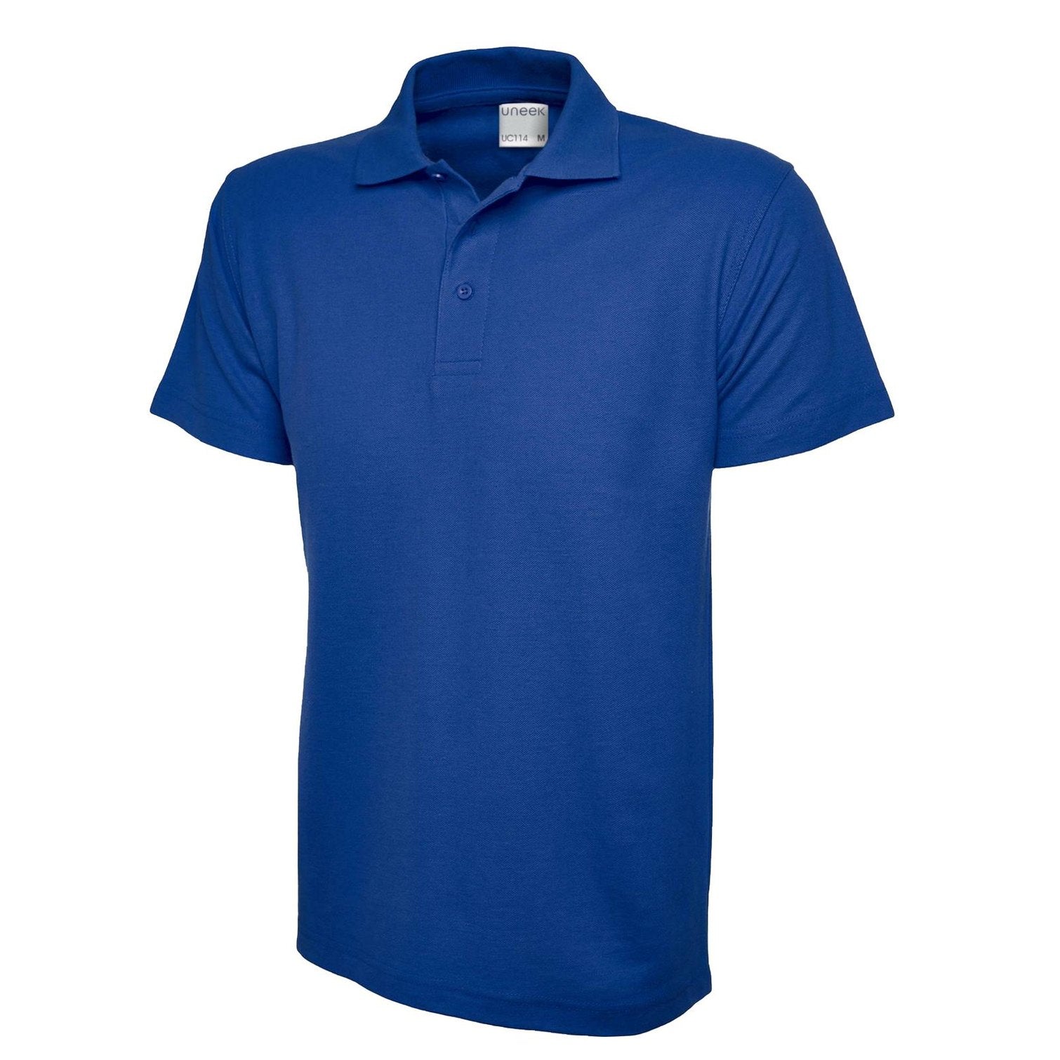 Uneek Mens Active Cotton Poloshirt - Royal Royal