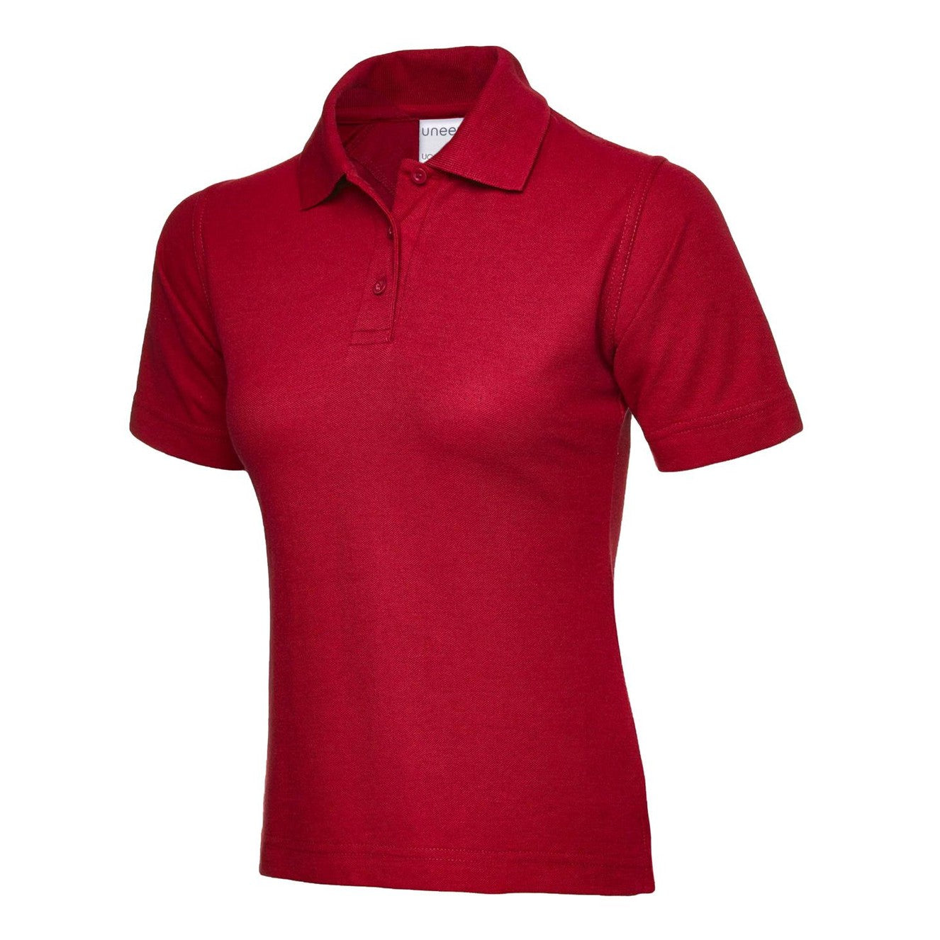 Uneek Ladies Active Cotton Poloshirt - Red Red