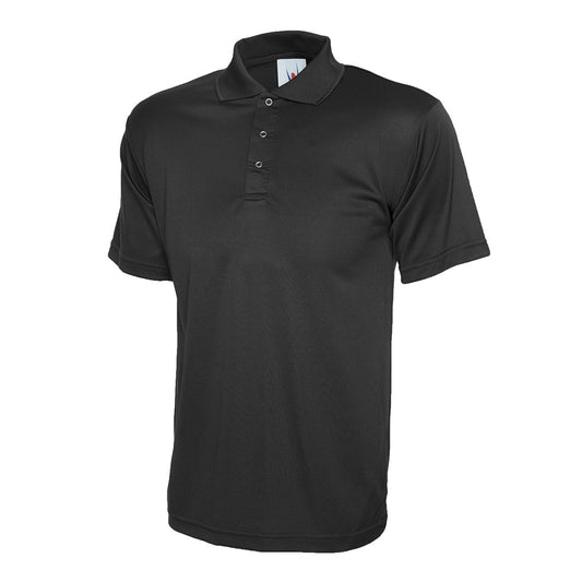 Uneek Processable Poloshirt	 - Black Black