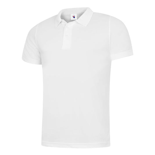 Uneek Mens Ultra Cool Workwear Poloshirt - White White