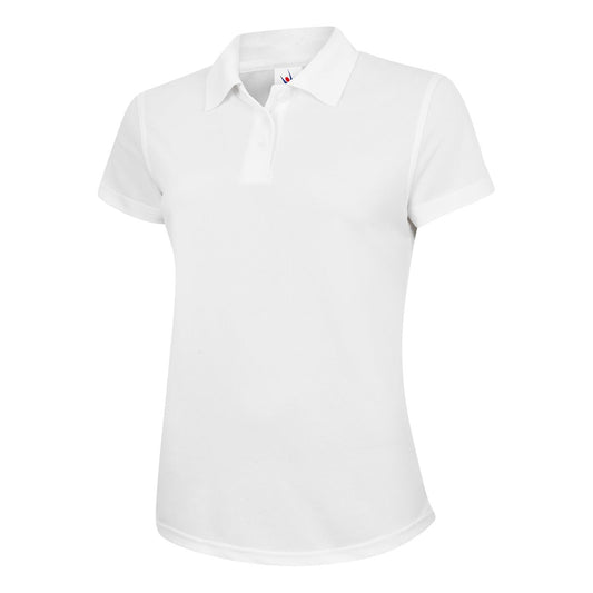 Uneek Ladies Ultra Cool Workwear Poloshirt - White White