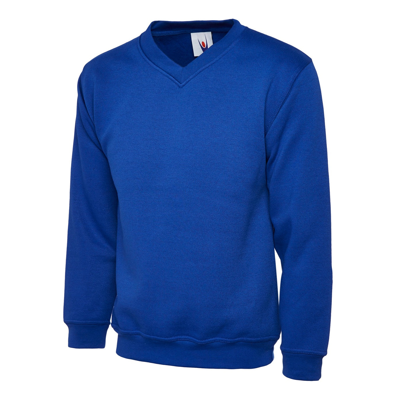 Uneek Classic V-Neck Sweatshirt - Royal Royal