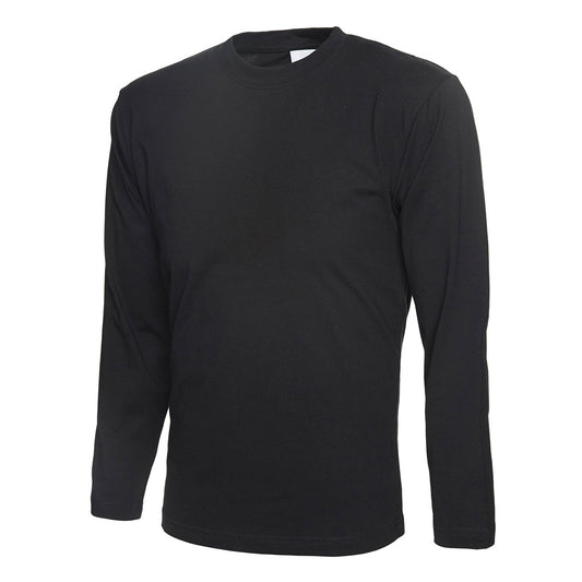 Uneek Long Sleeve Classic T-Shirt - Black Black