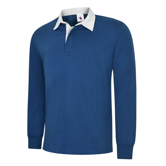 Uneek Classic Rugby Shirt - Royal Royal