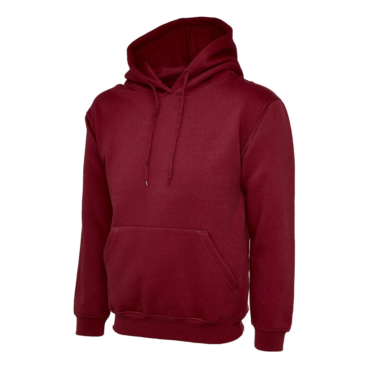 Uneek Classic Hooded Sweatshirt  - Maroon Maroon