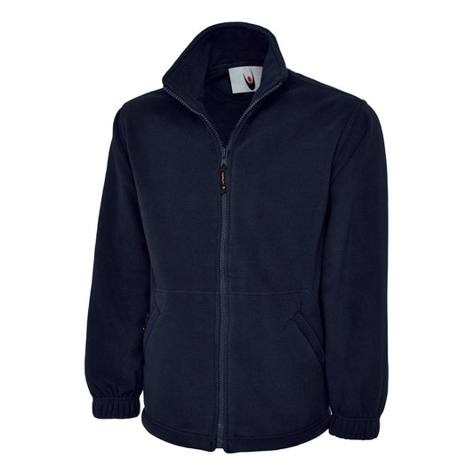 Uneek Heavyweight Full Zip Fleece Jacket - Navy Navy