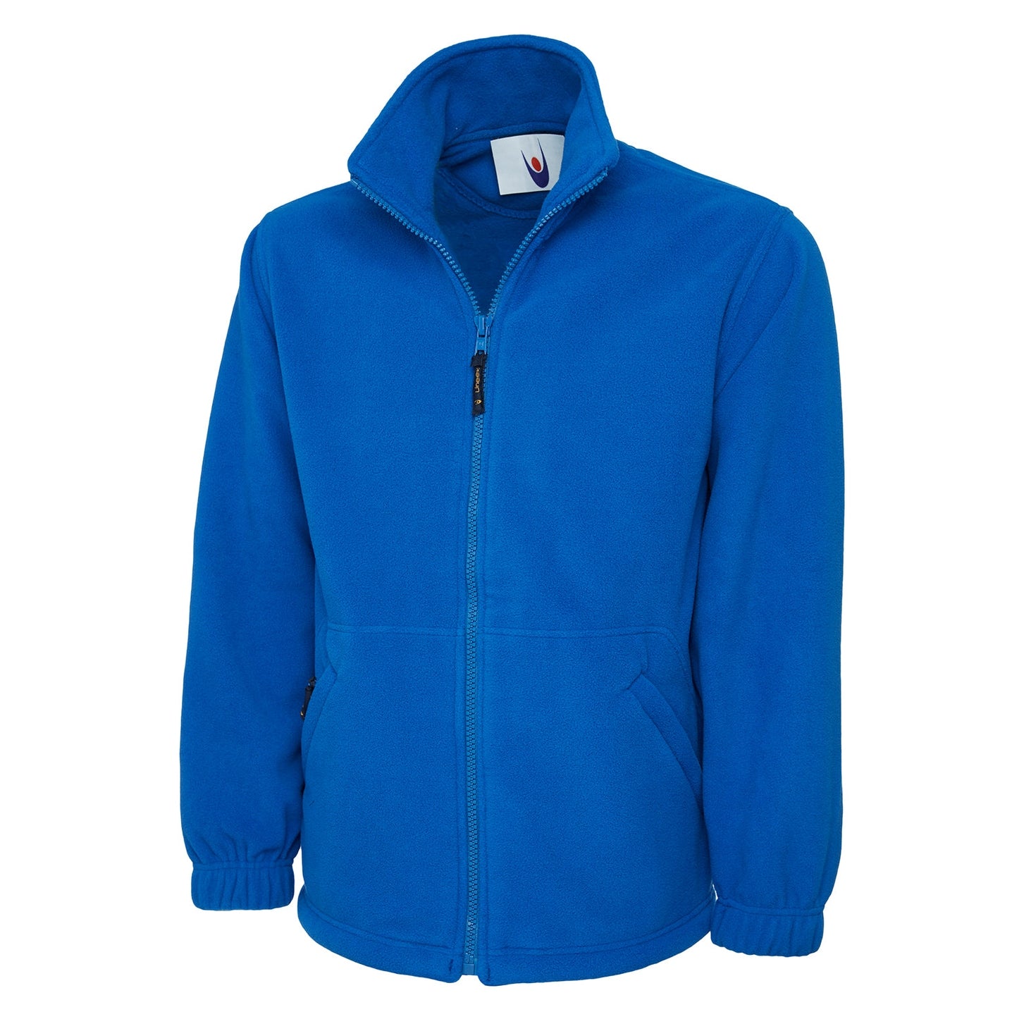 Uneek Heavyweight Full Zip Fleece Jacket - Royal Royal