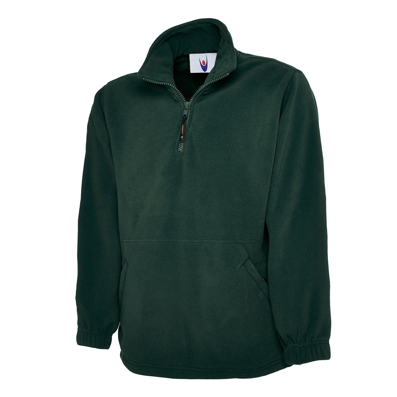 Uneek Classic 1/4 Zip Fleece Jacket - Bottle Green Bottle Green