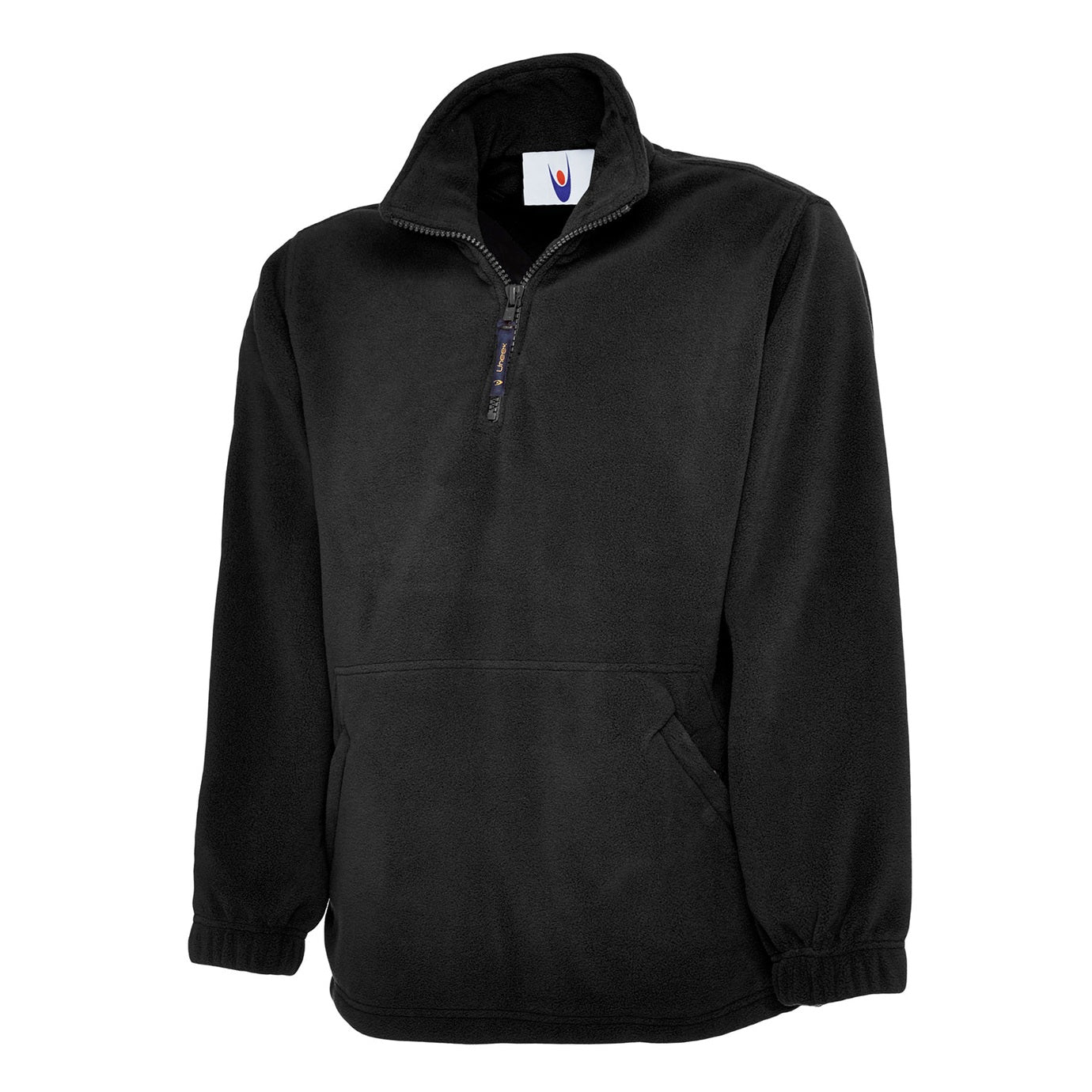Uneek Classic 1/4 Zip Fleece Jacket - Black Black
