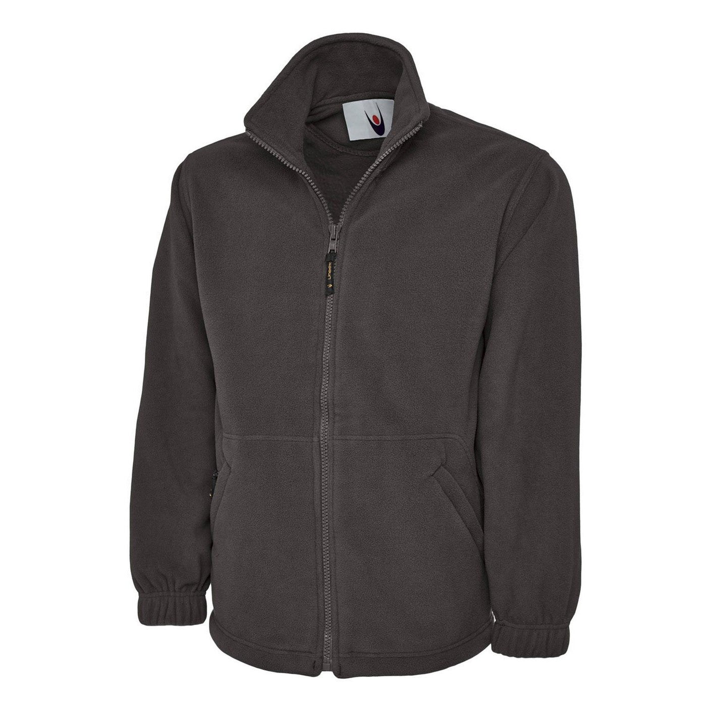 Uneek Classic Full Zip Fleece Jacket - Charcoal Charcoal