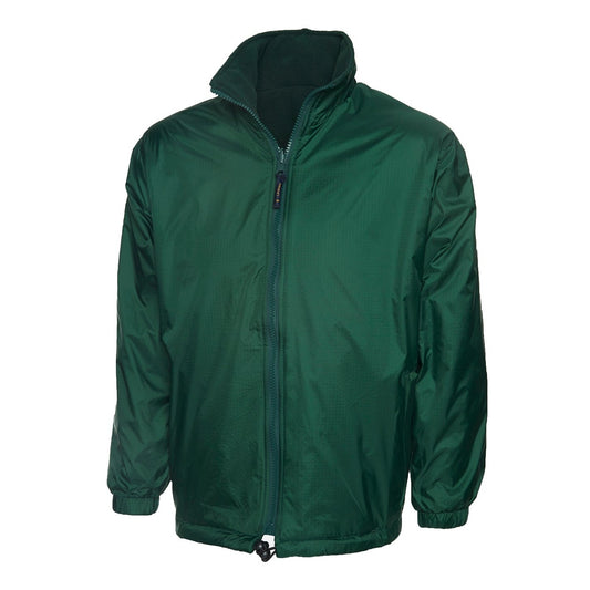 Uneek Classic Reversible Fleece Jacket - Bottle Green Bottle Green