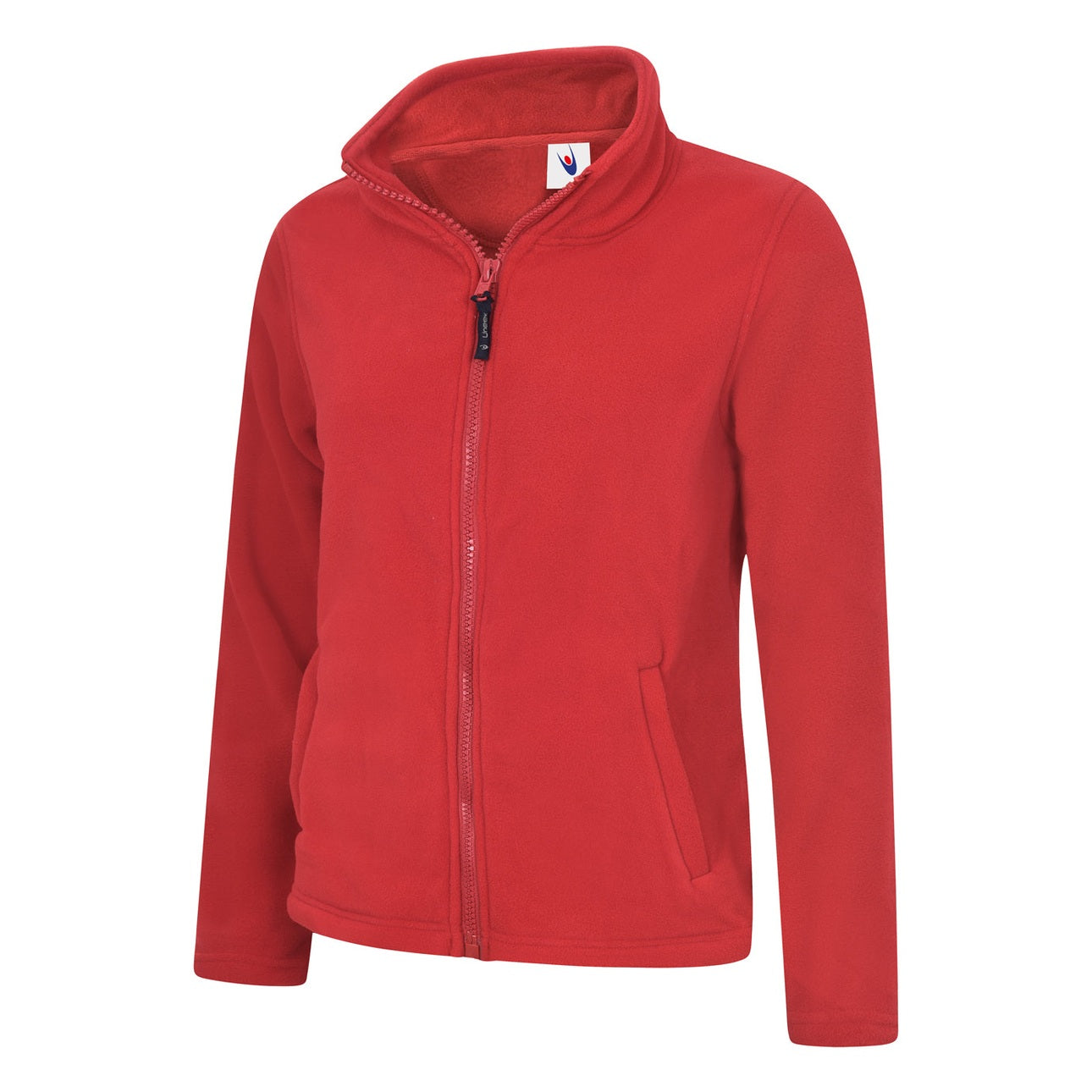 Uneek Ladies Classic Full Zip Fleece Jacket - Red Red