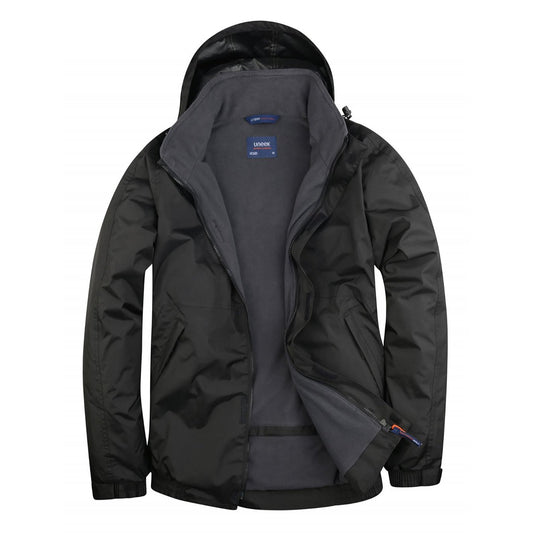 Uneek Premium Outdoor Jacket - Black/Grey Black/Grey