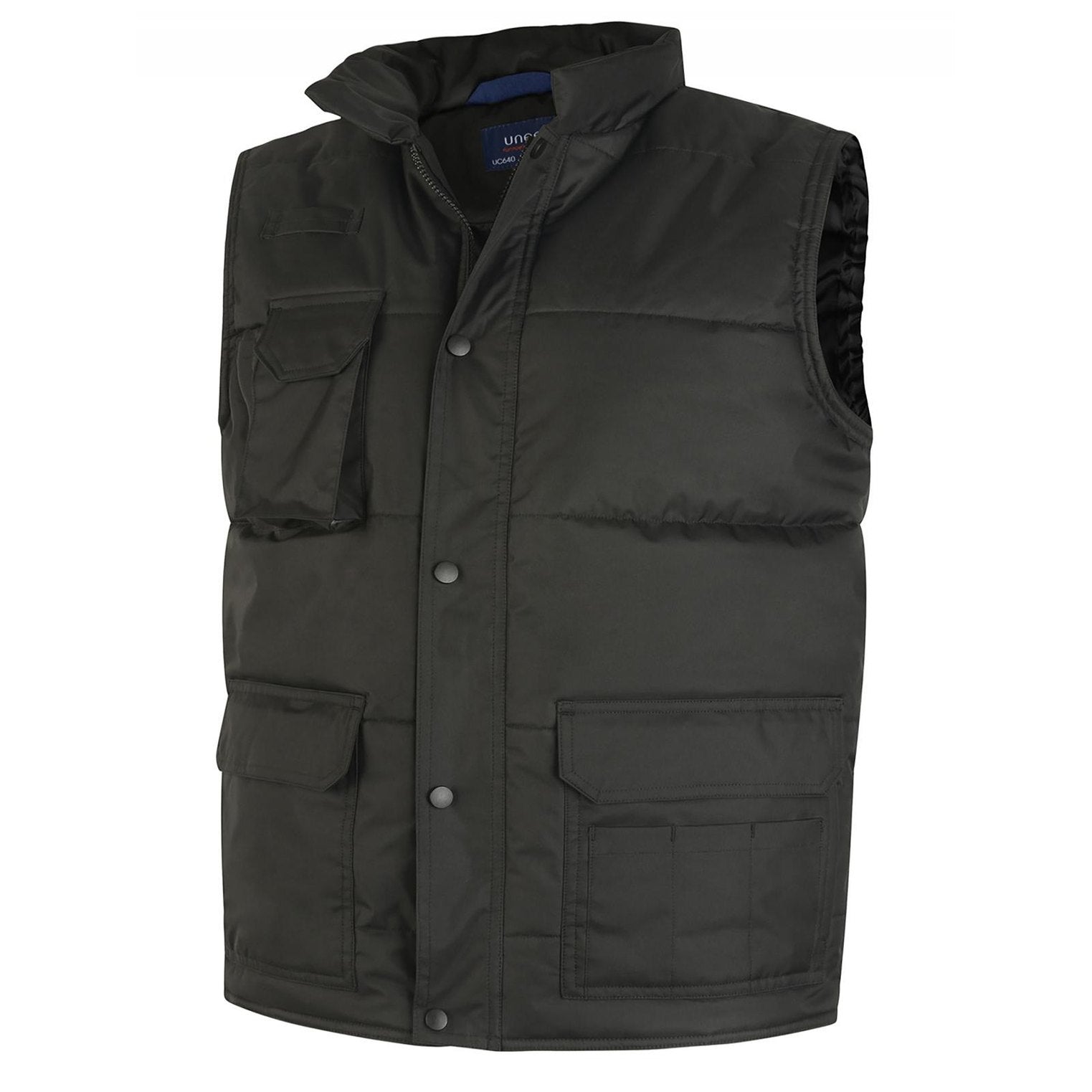 Uneek Super Pro Body Warmer - Black Black