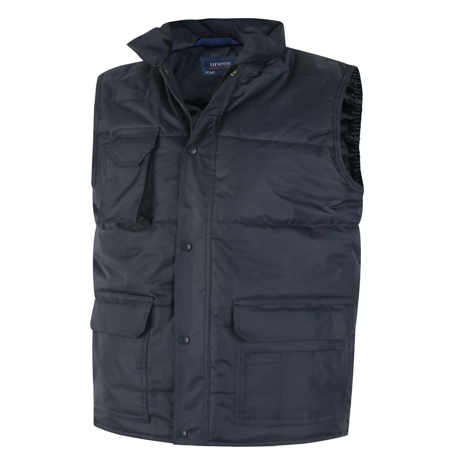 Uneek Super Pro Body Warmer - Navy Navy