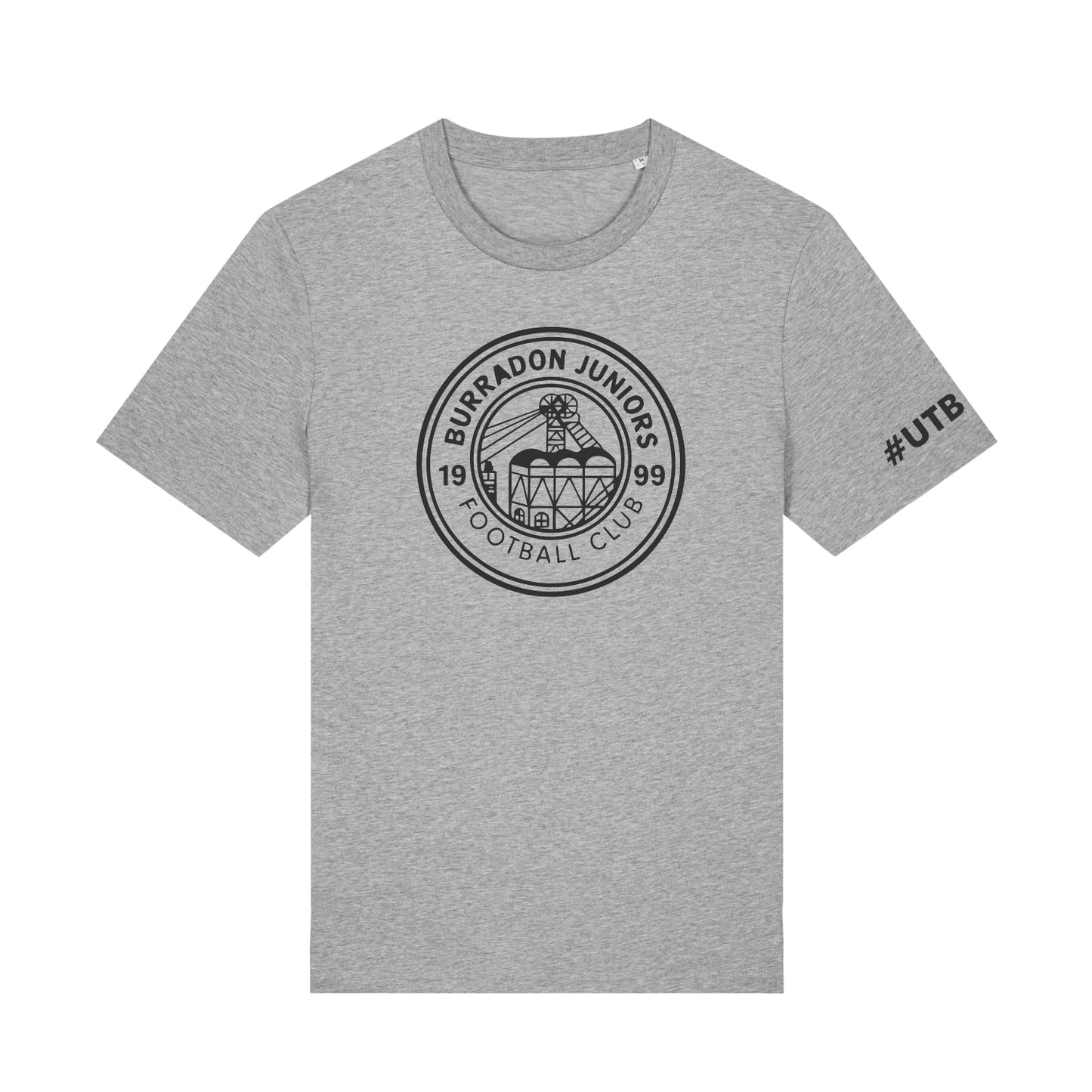 Up The Burry Tee - Heather Grey