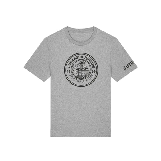 Kids Up The Burry Tee - Heather Grey