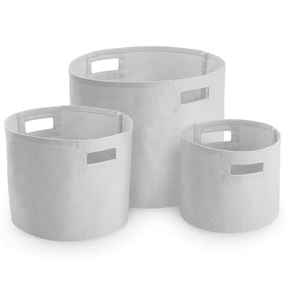 Canvas storage tubs
