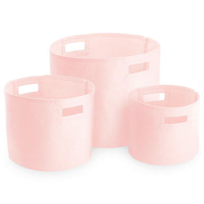 Canvas storage tubs