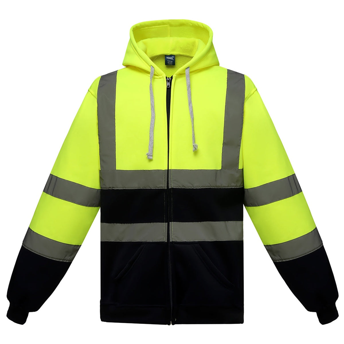 Hi-vis zip hoodie (HVK07)