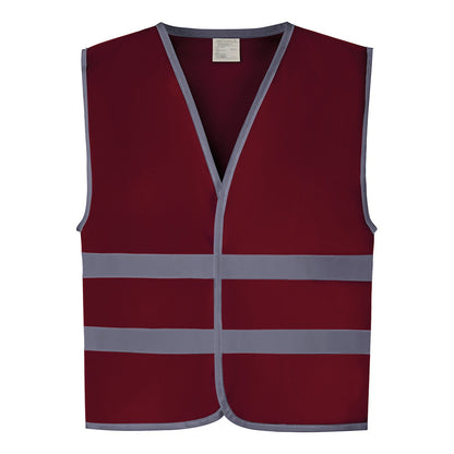 Hi-vis reflective border kids waistcoat (HVW102CH)