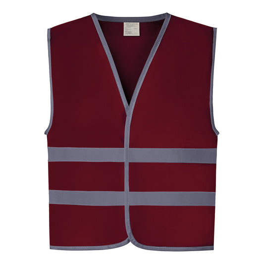 Hi-vis reflective border kids waistcoat (HVW102CH)