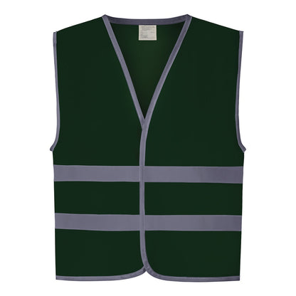Hi-vis reflective border kids waistcoat (HVW102CH)