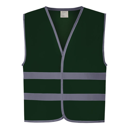 Hi-vis reflective border kids waistcoat (HVW102CH)