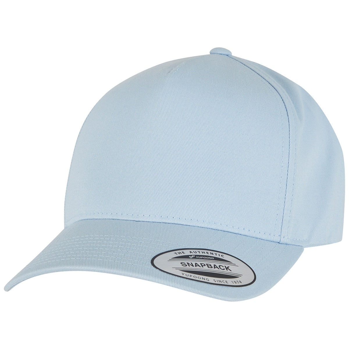 5-panel curved classic snapback (7707)