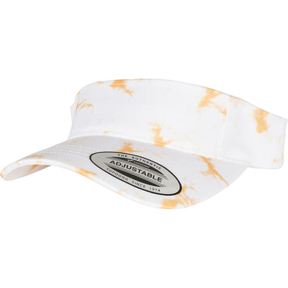 Batik dye curved visor cap