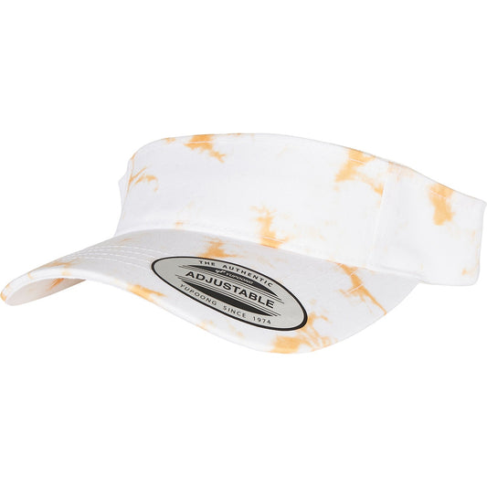 Batik dye curved visor cap