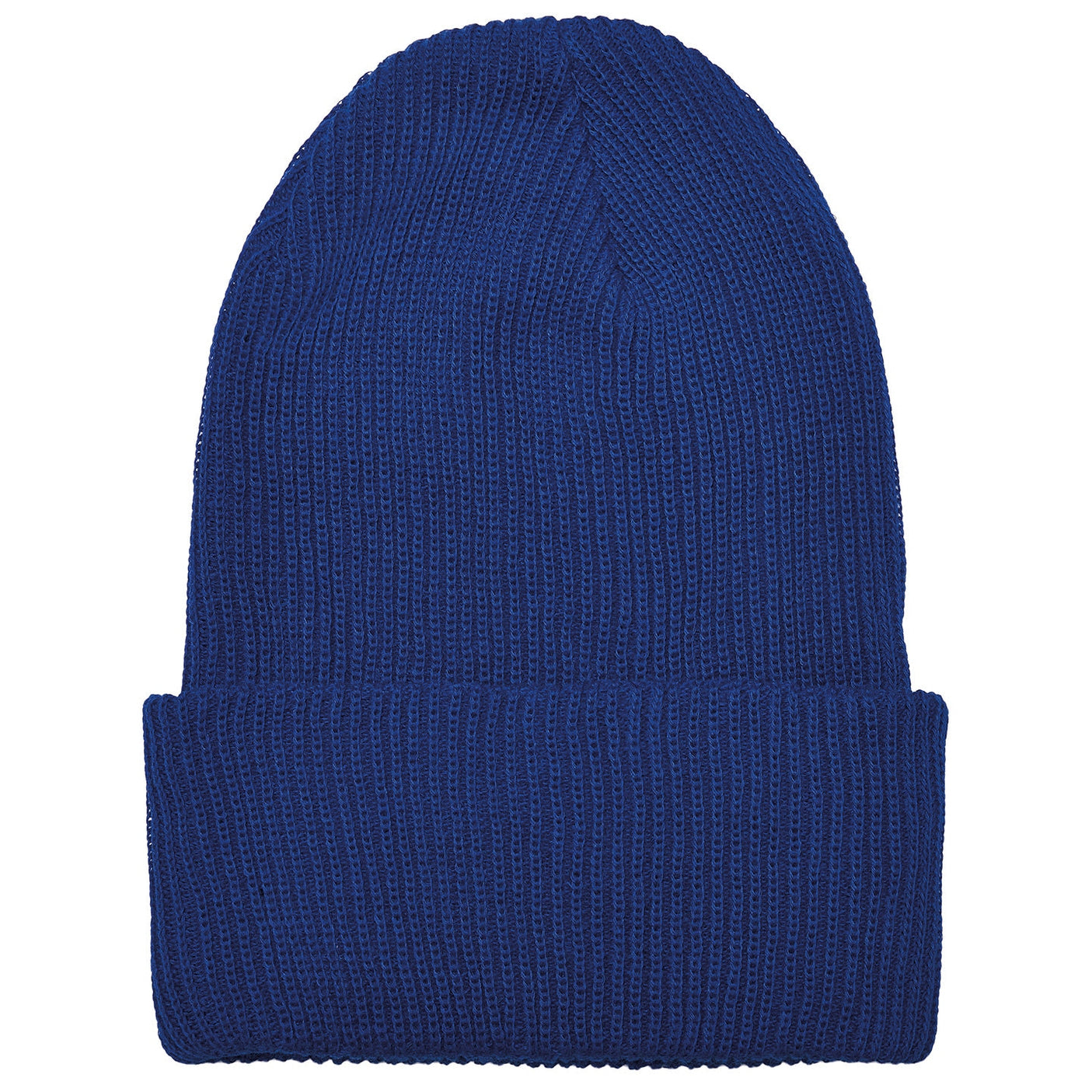 Recycled yarn ribbed knit beanie (1504RY)