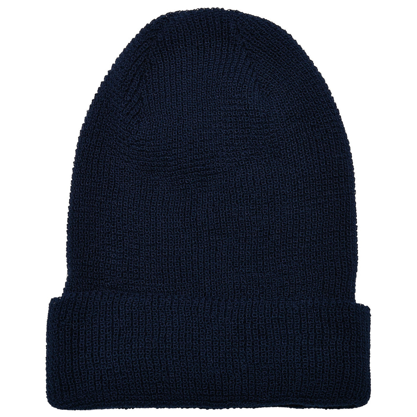 Recycled yarn waffle knit beanie (1505RY)