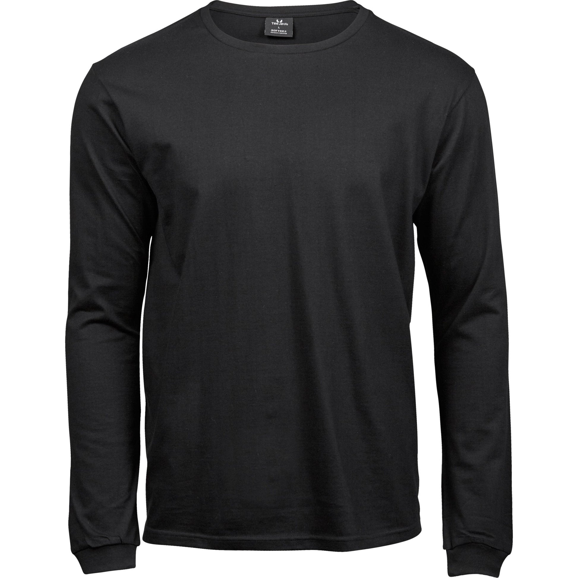 Men's Long Sleeve Fashion Sof-Tee - Black