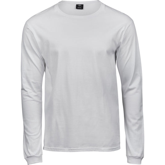 Men's Long Sleeve Fashion Sof-Tee - White
