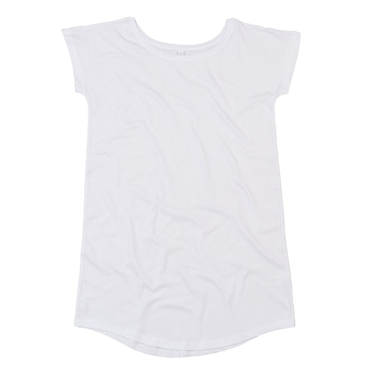 Women&#39;s Loose Fit T Dress - White