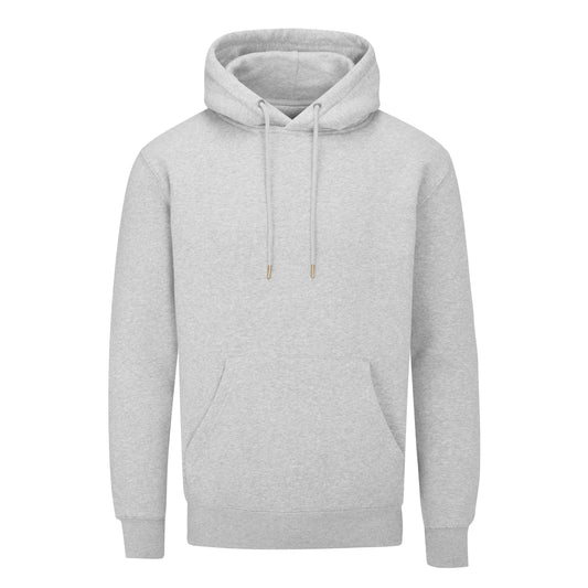 Essential Organic Hoodie - Heather Grey Melange