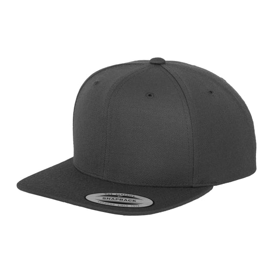 Classic Snapback Cap - Dark Grey