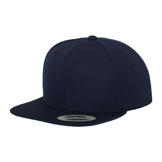 Classic Snapback Cap - Navy