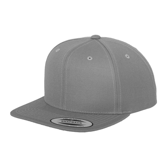 Classic Snapback Cap - Silver