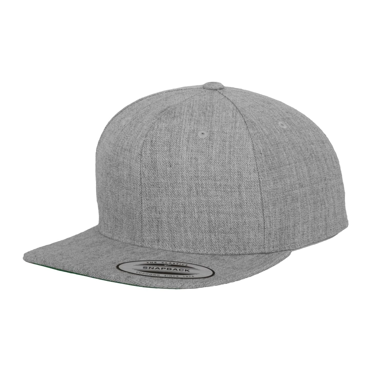 Classic Snapback Cap - Heather
