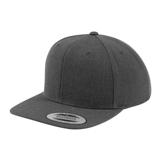 Classic Snapback Cap - Dark Grey/Dark Grey