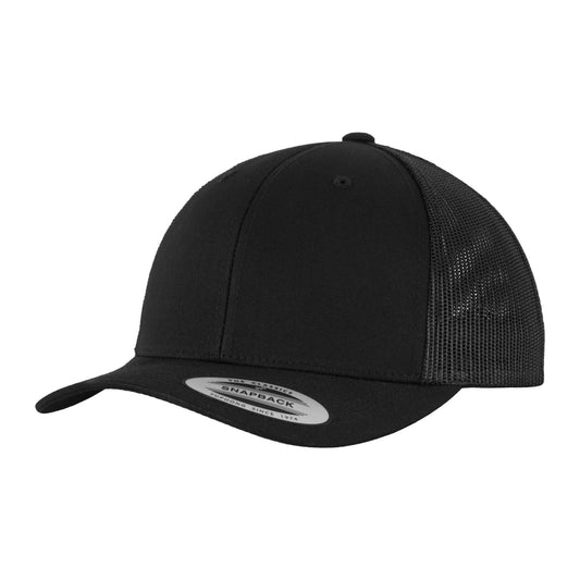 Retro Trucker Cap - Black
