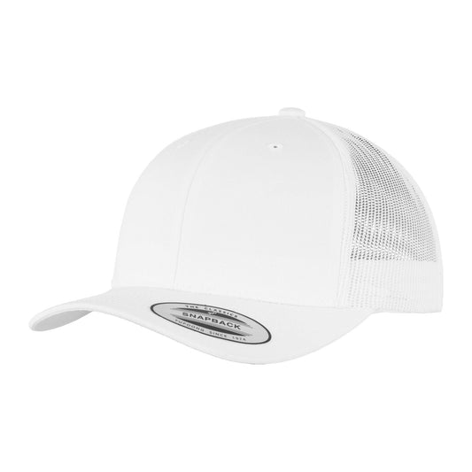 Retro Trucker Cap - White